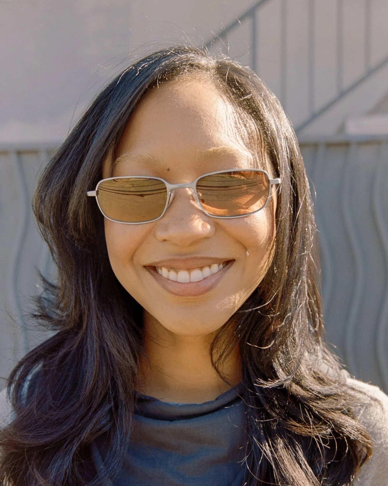 The Infinite Bloom / Matte Silver Desert Tortoise Bio & Rosewood Gradient Lens - Shade Files