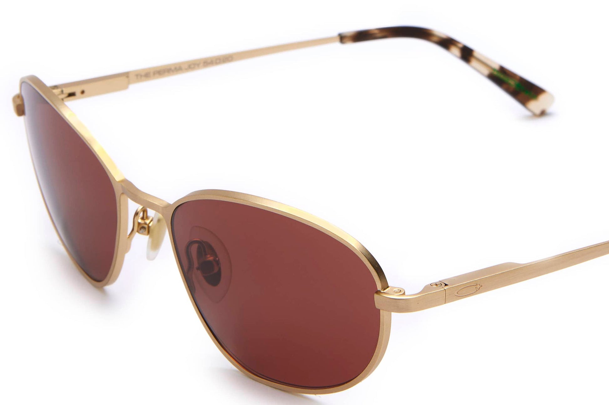 The Perma Joy / Matte Warm Gold & Desert Tortoise Bio & Rosewood Lens - Shade Files