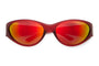 The Warp Zone / Black Cherry & Reflective Red Nylon Lens - Shade Files