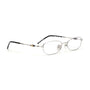 Tiptoe Optical / Silver Black Titanium & Blue - Light Lens - Shade Files
