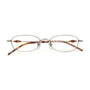 Tiptoe Optical / Silver Tortoise Titanium & Blue - Light Lens - Shade Files