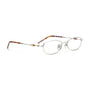Tiptoe Optical / Silver Tortoise Titanium & Blue - Light Lens - Shade Files