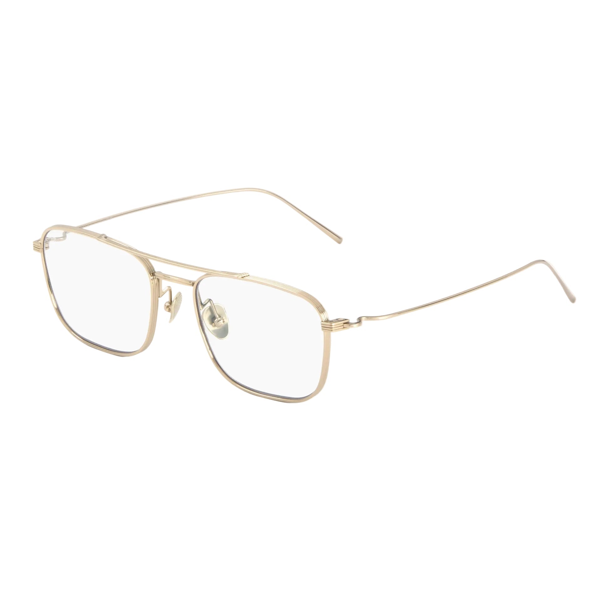 Titan Optical / Gold Titanium & Blue - Light Lens - Shade Files