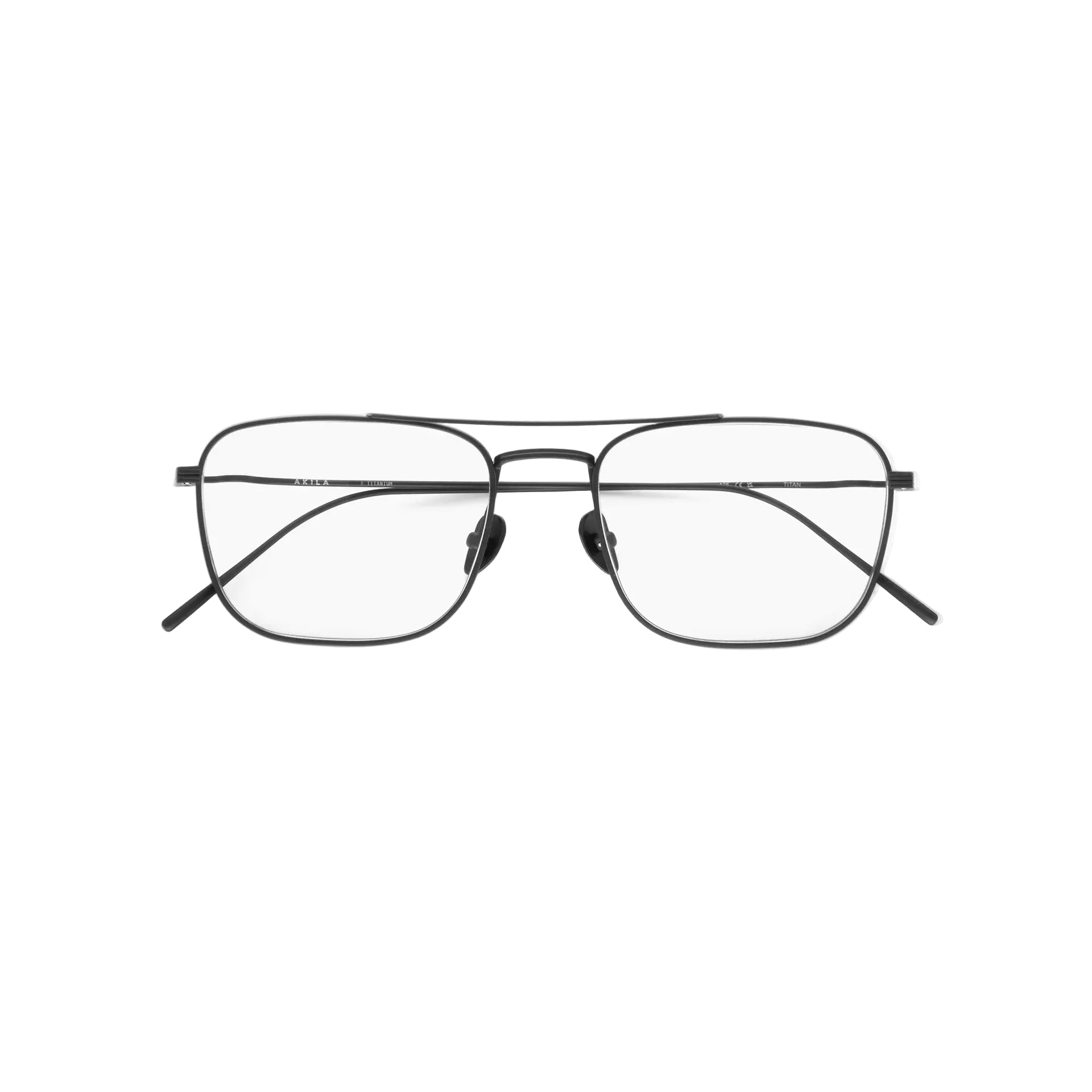 Titan Optical / Matte Black Titanium & Blue - Light Lens - Shade Files