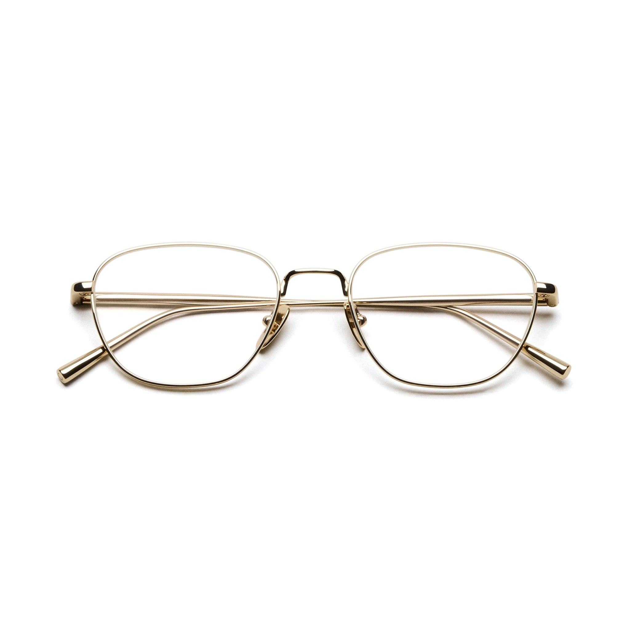 Titan Polygon Optical / Gold Titanium & Clear Lens - Shade Files