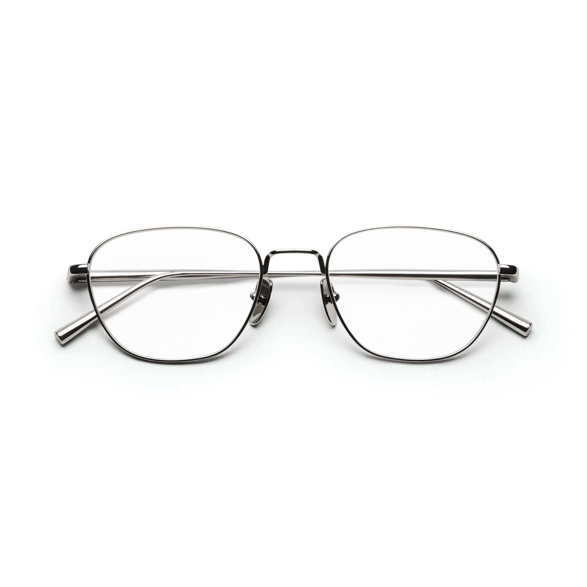 Titan Polygon Optical / Silver Titanium & Clear Lens - Shade Files