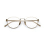 Titan Round Optical / Gold Titanium & Clear Lens - Shade Files