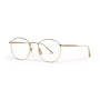 Titan Round Optical / Gold Titanium & Clear Lens - Shade Files