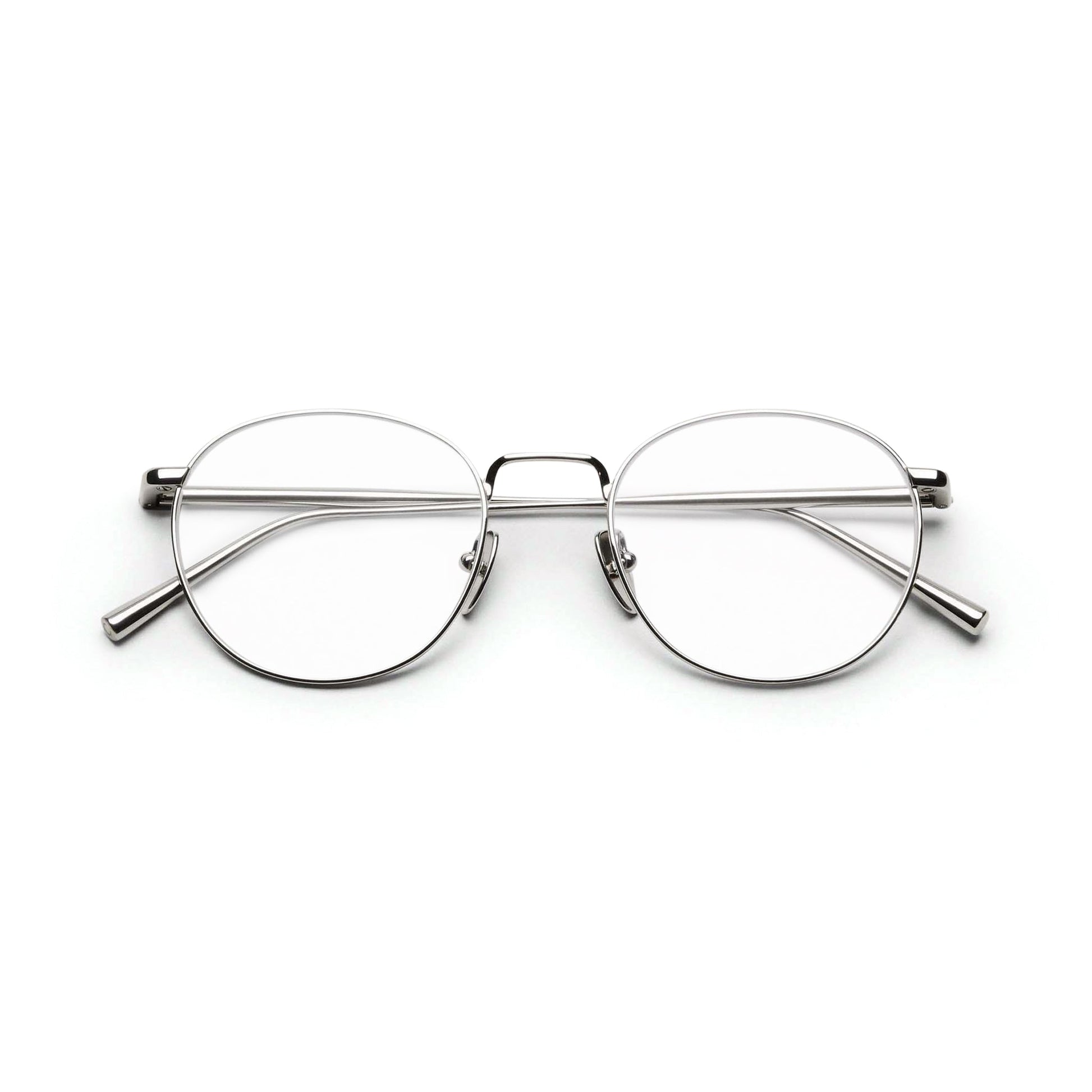 Titan Round Optical / Silver Titanium & Clear Lens - Shade Files
