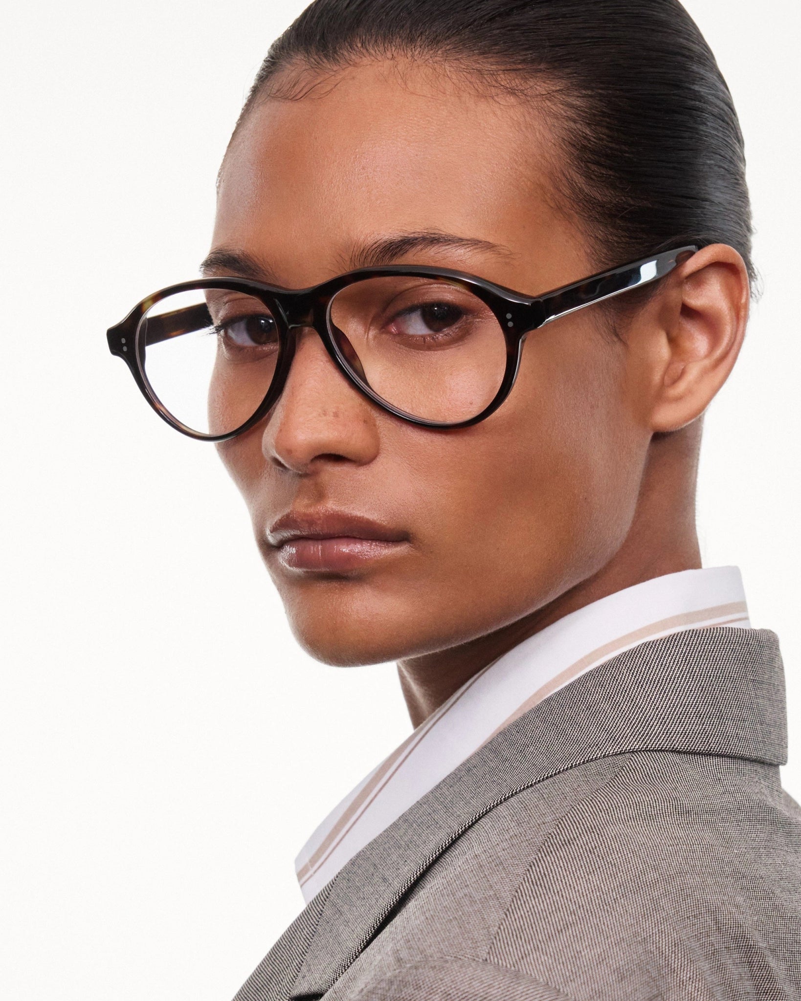 Tome Optical / Tortoise Acetate & Clear Lens - Shade Files