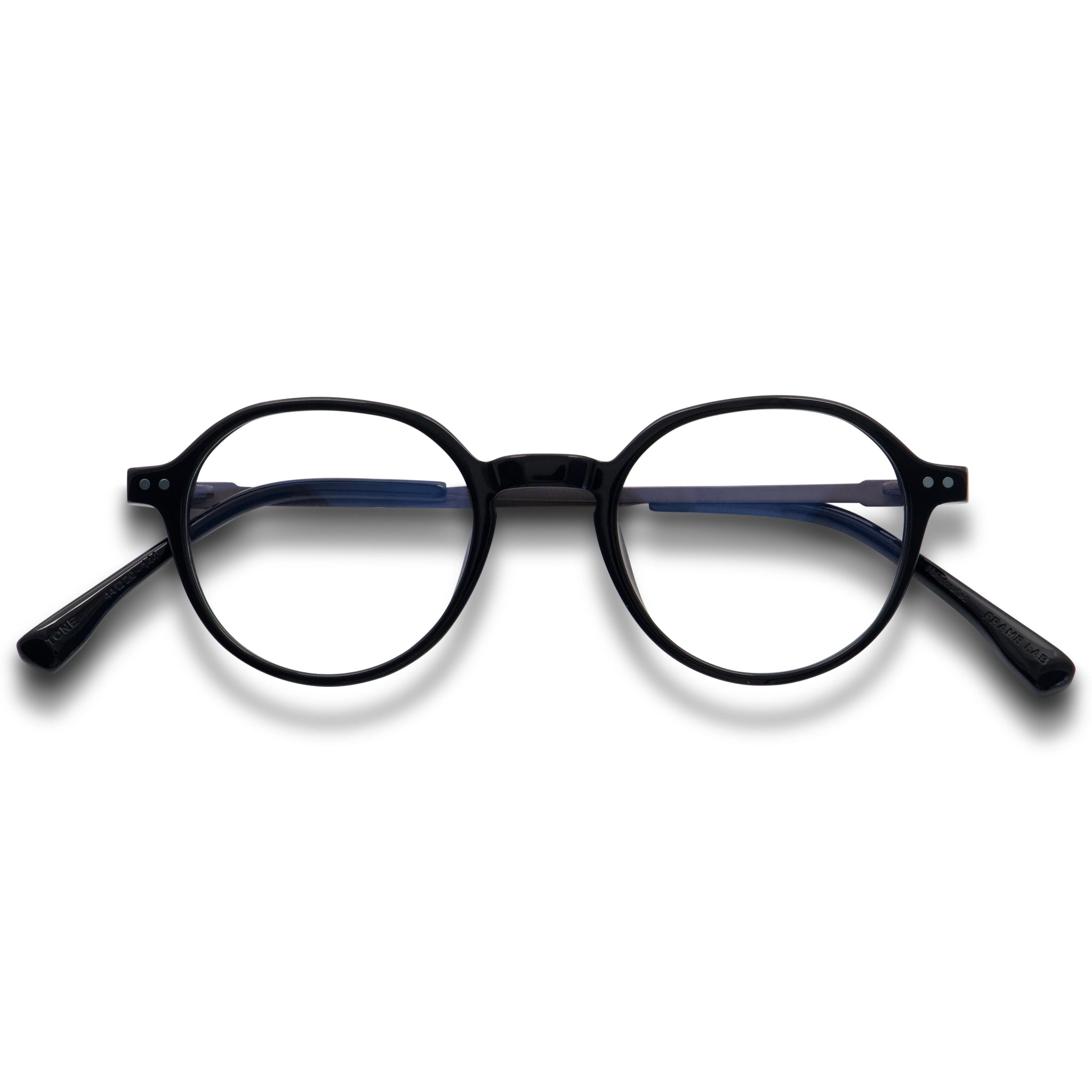 Tone Optical / Black Acetate and Metal & Prescription Lens - Shade Files