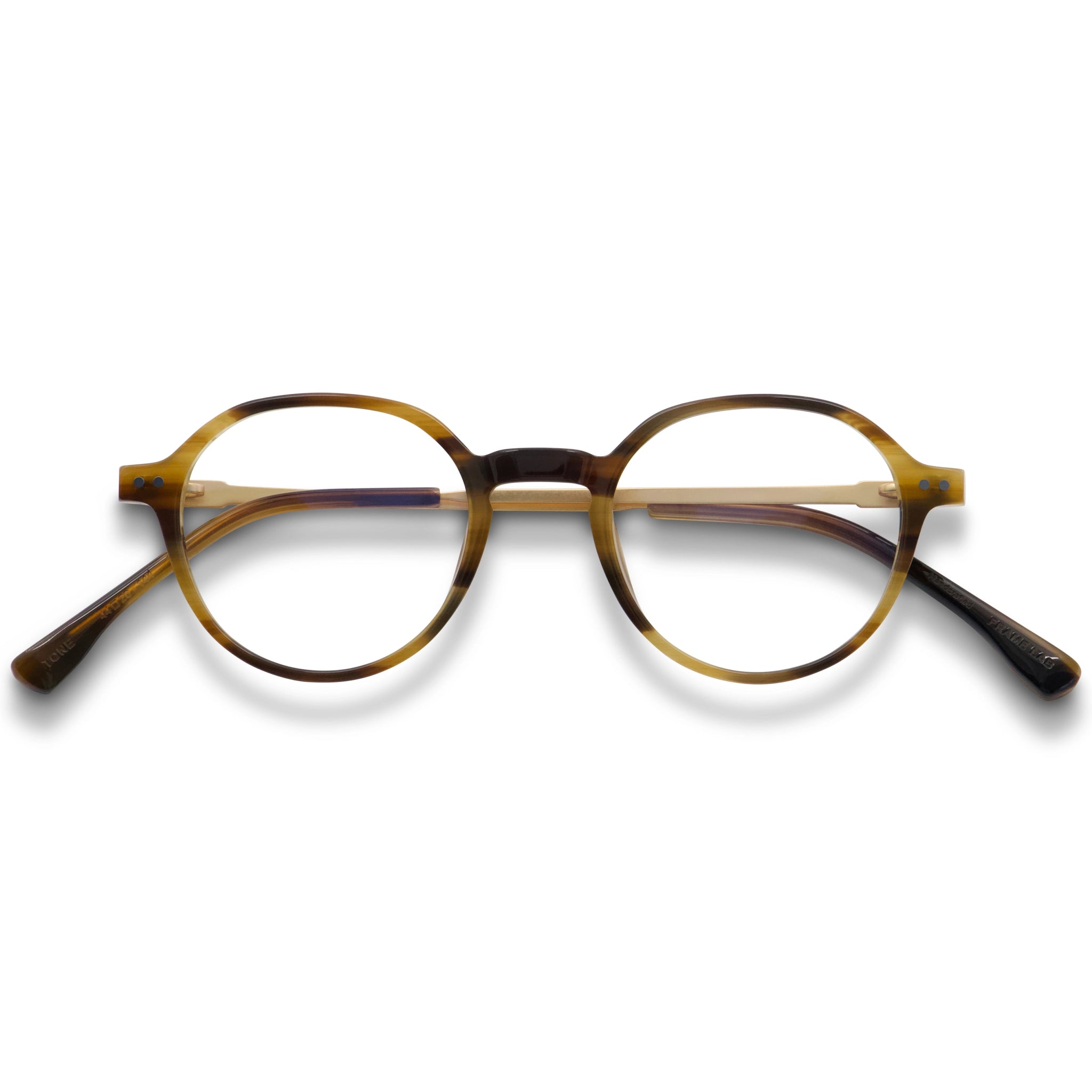 Tone Optical / Dual Brown Acetate & Metal and Prescription Lens - Shade Files