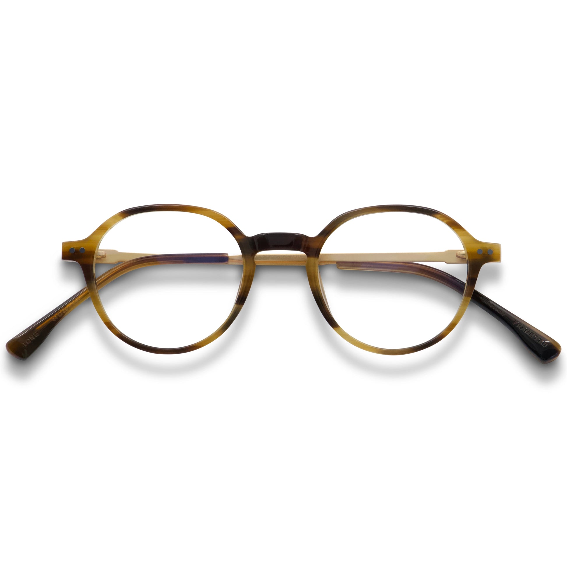 Tone Optical / Dual Brown Acetate & Metal and Prescription Lens - Shade Files