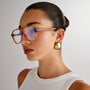 Tragic Magic Optical / Vintage Tortoise & Blue - Light Lens - Shade Files