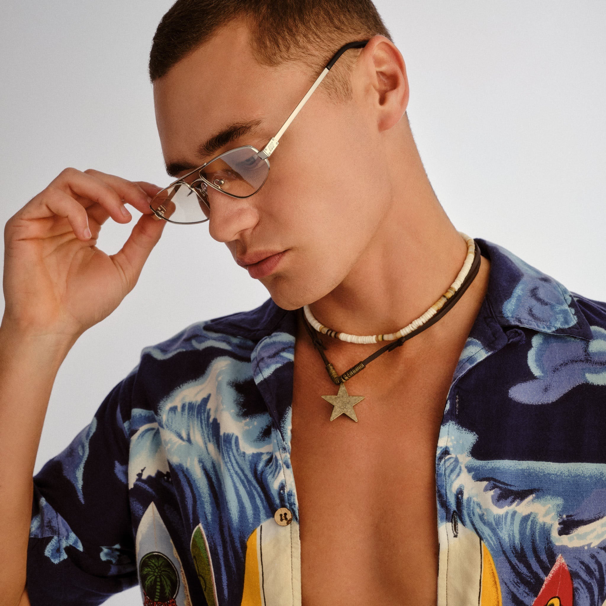 Le Specs | Treasure | Silver & Silver Flash Tint Lens Sunglasses