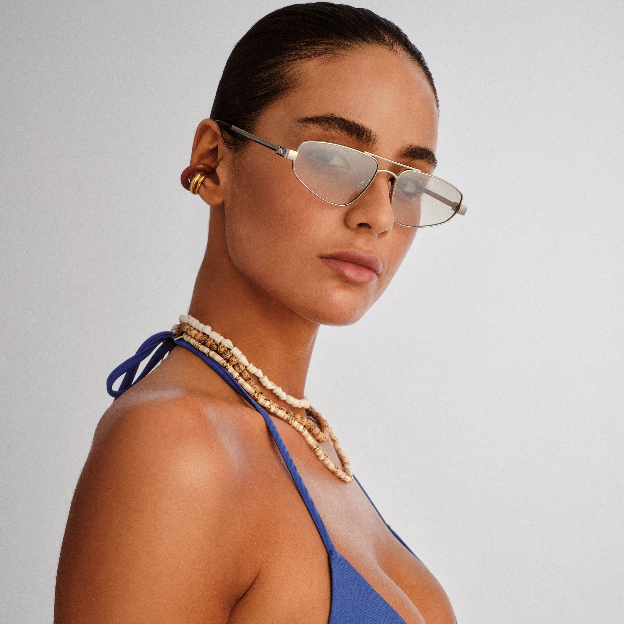 Le Specs | Treasure | Silver & Silver Flash Tint Lens Sunglasses