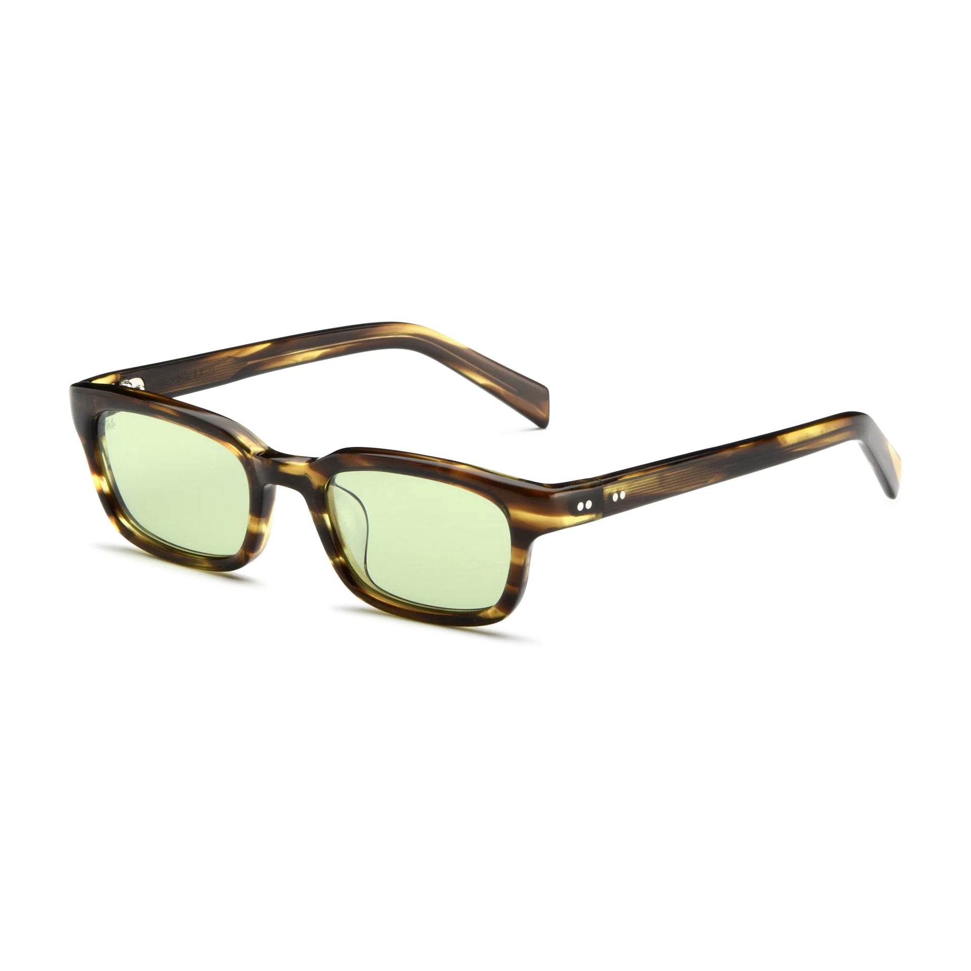 Trivia / Olive Havana Acetate & Green Lens - Shade Files