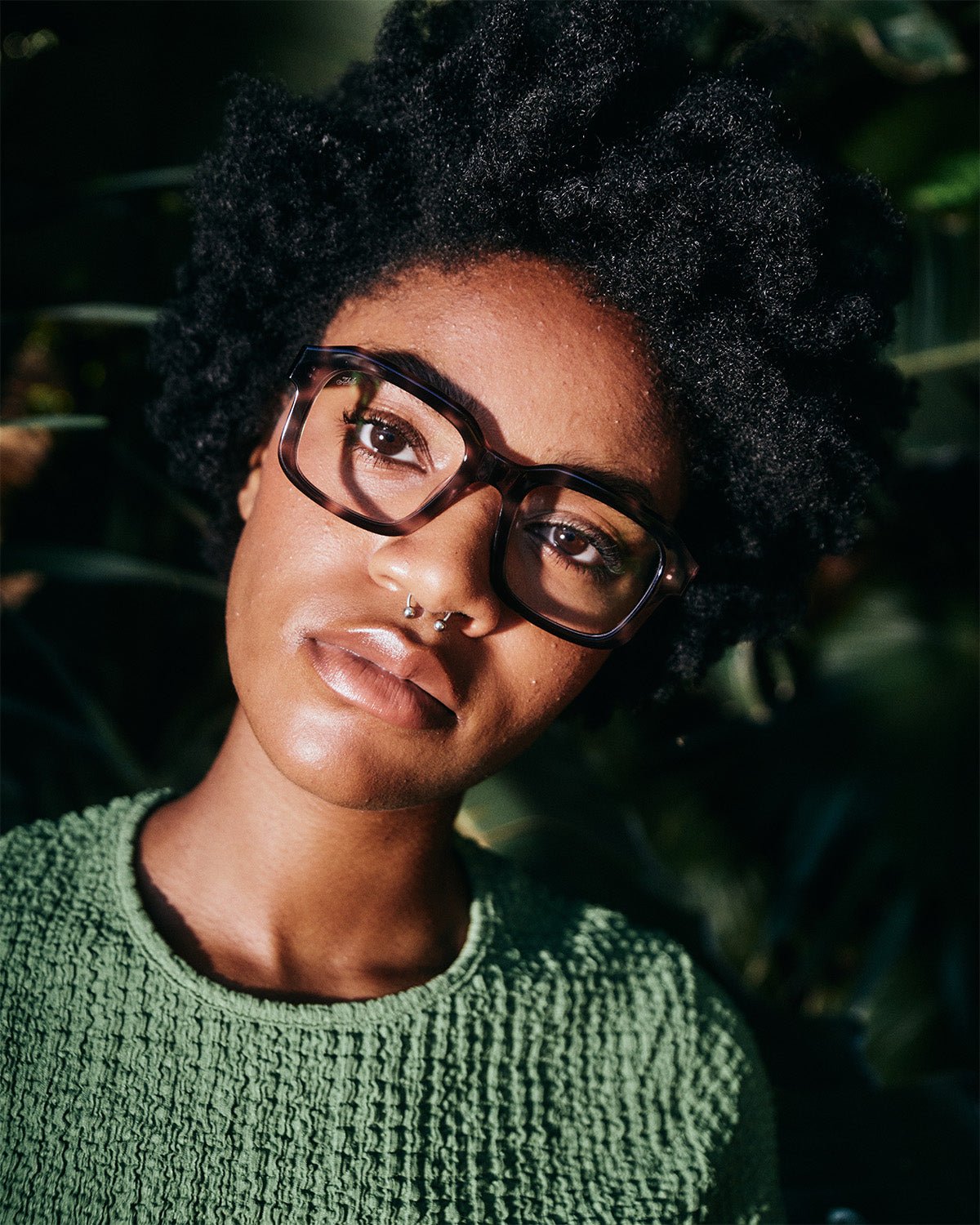 Vera Optical / Navy Acetate & Blue - Light Lens - Shade Files