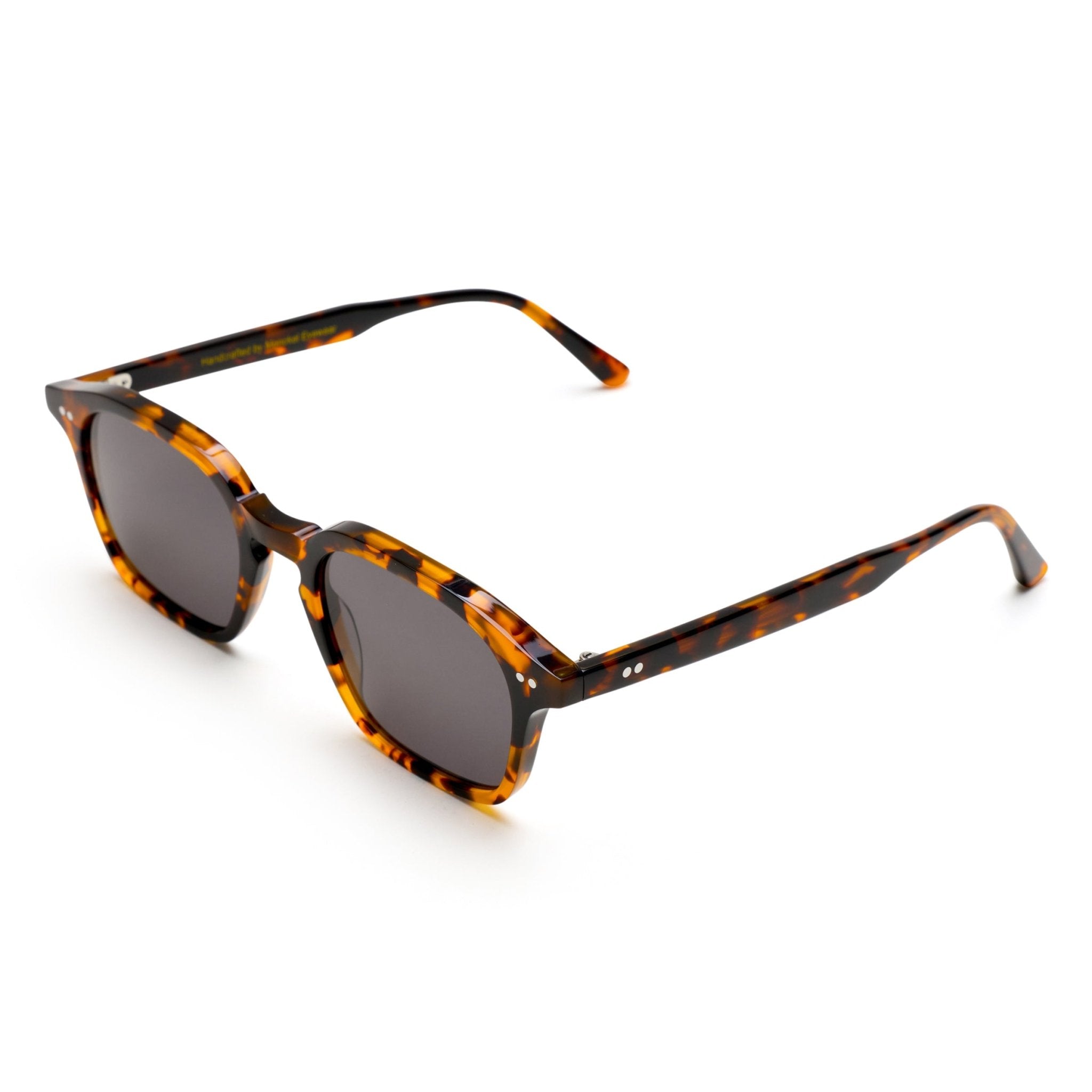 Verner / Havana Acetate & Grey Solid Lens - Shade Files