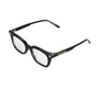 Vinny Optical / Black Acetate & Clear Blue - Light Lens - Shade Files