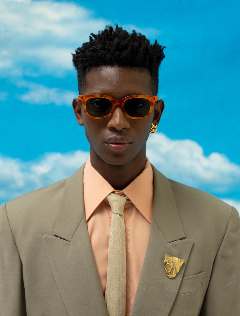 Vinny / Orange Torti & Teal Lens - Shade Files