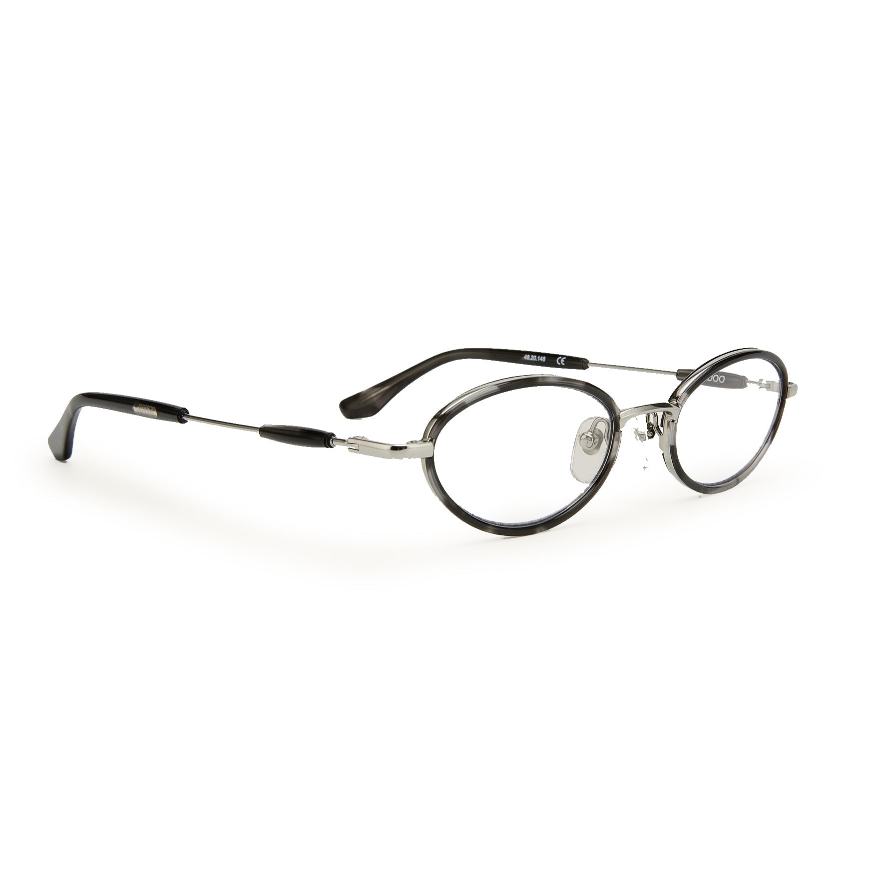 Voodoo Optical / Silver Black Tortoise & Blue - Light Lens - Shade Files