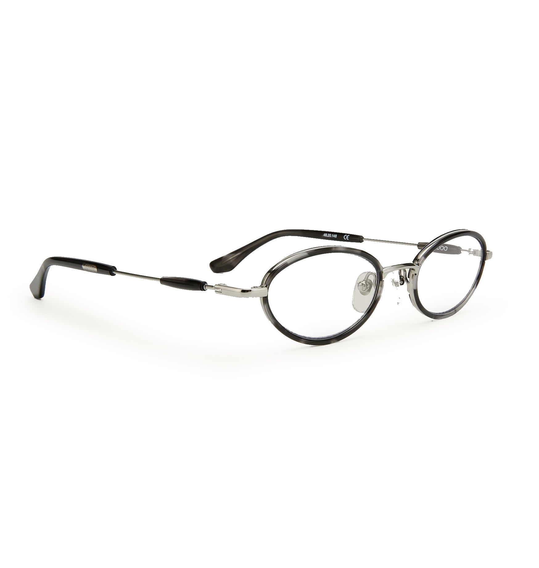 Voodoo Optical / Silver Black Tortoise & Blue - Light Lens - Shade Files