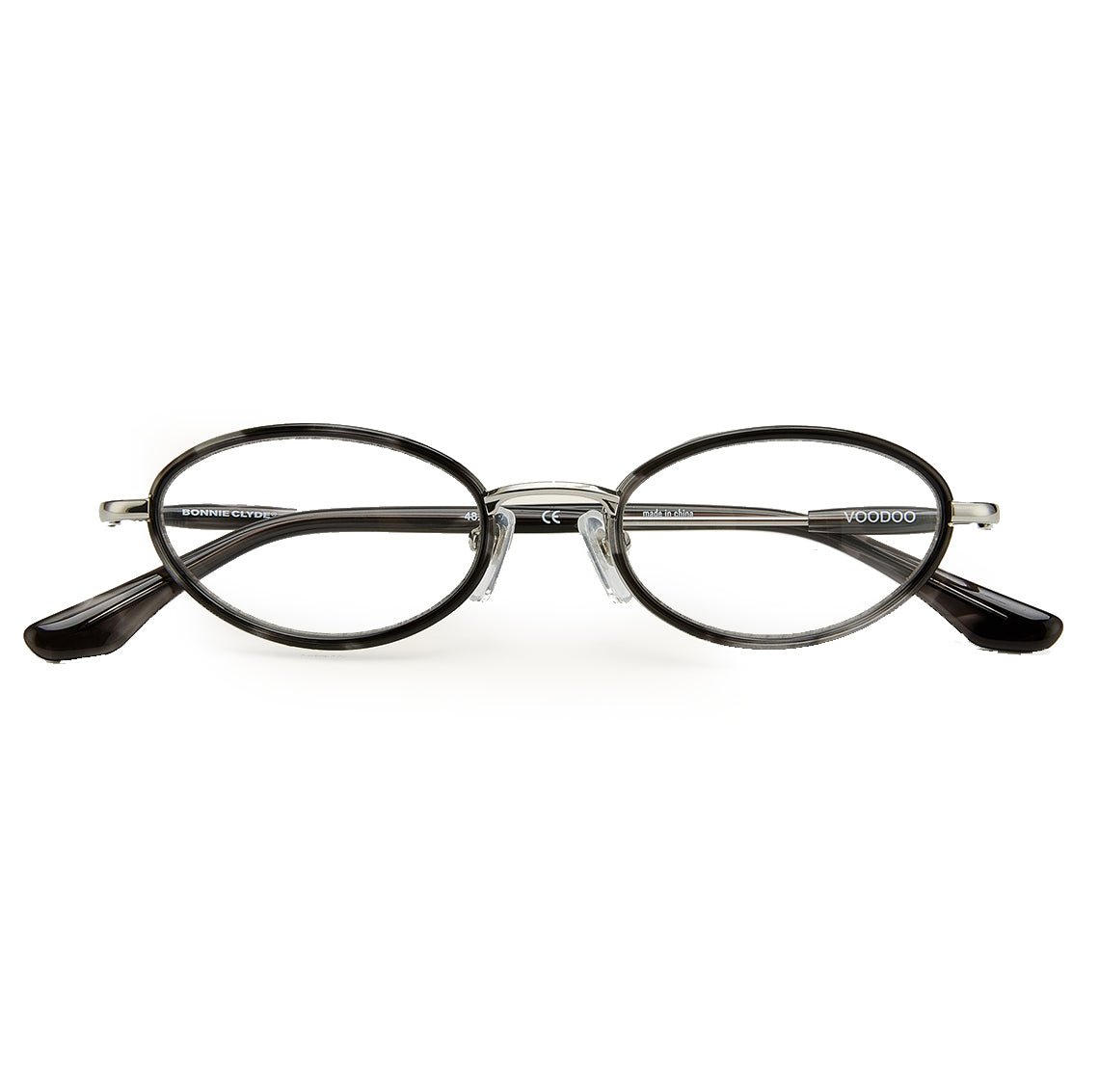 Voodoo Optical / Silver Black Tortoise & Blue - Light Lens - Shade Files