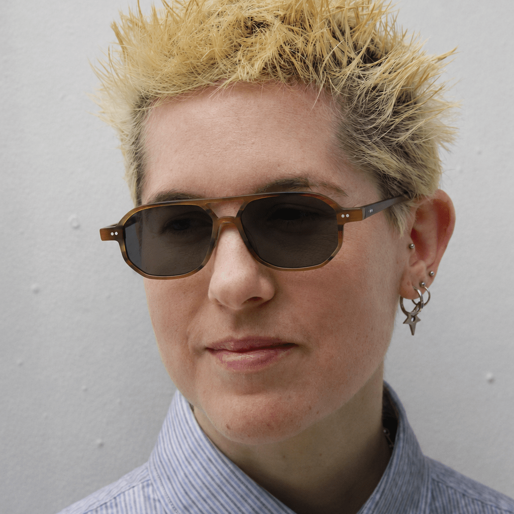 Walid / Dual Brown Acetate & Polarised Black Lens - Shade Files