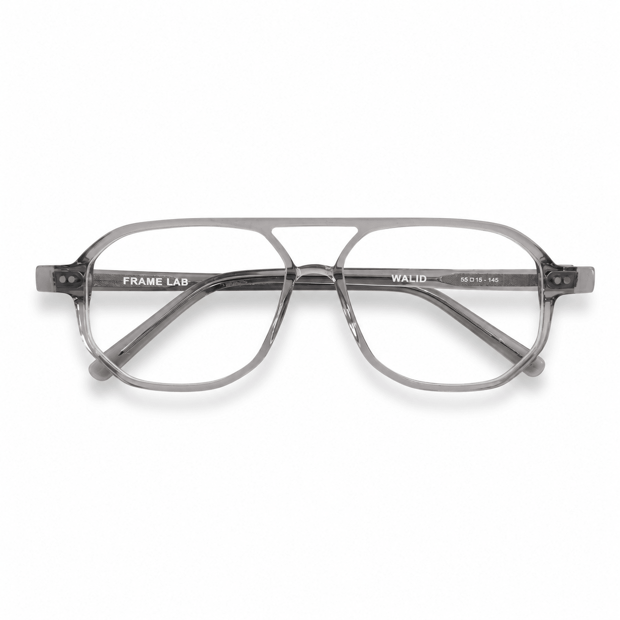 Walid Optical / Crystal Grey Acetate & Clear Lens - Shade Files