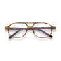 Walid Optical / Dual Brown Acetate & Prescription Lens - Shade Files