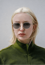 Wallis / Brushed Silver Metal & Polarised Ice Blue Lens - Shade Files
