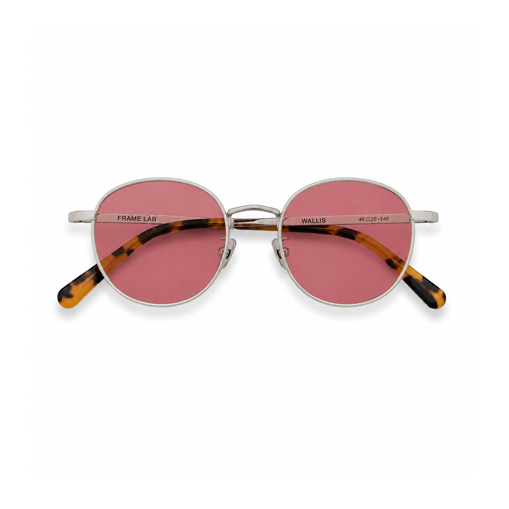 Wallis / Brushed Silver Metal & Polarised Rose Lens - Shade Files