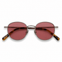 Wallis / Brushed Silver Metal & Polarised Rose Lens - Shade Files
