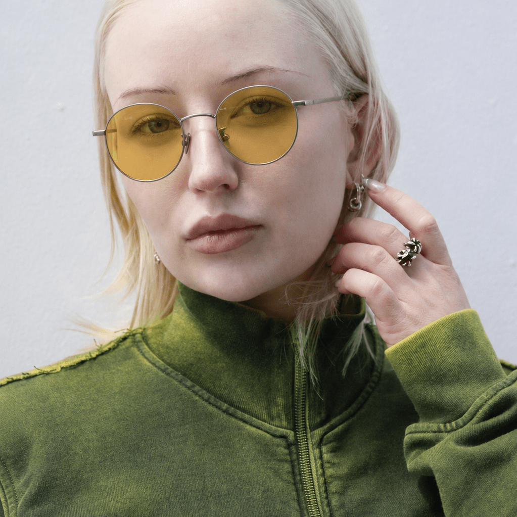 Wallis / Brushed Silver Metal & Warm Gold Lens - Shade Files