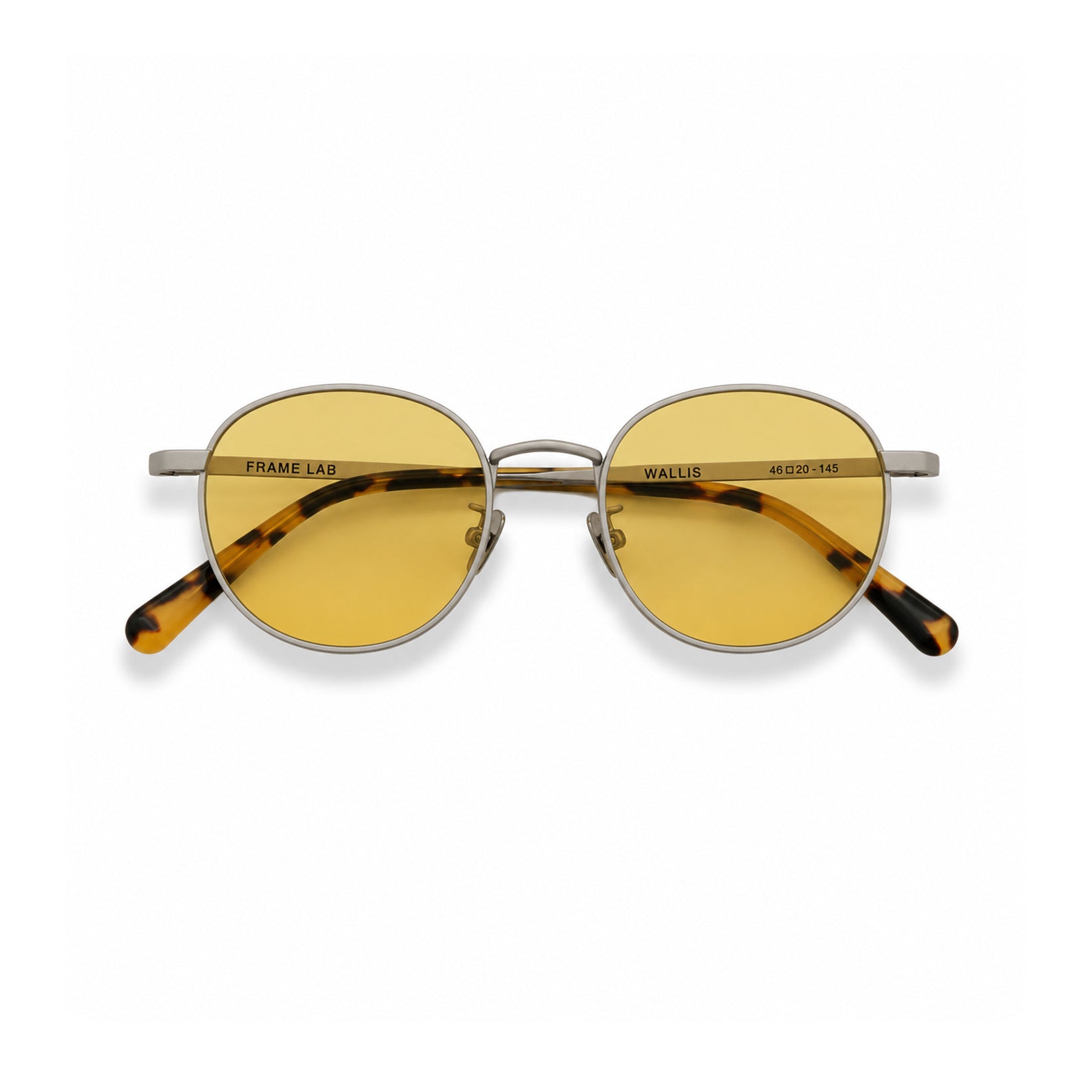 Wallis / Brushed Silver Metal & Warm Gold Lens - Shade Files