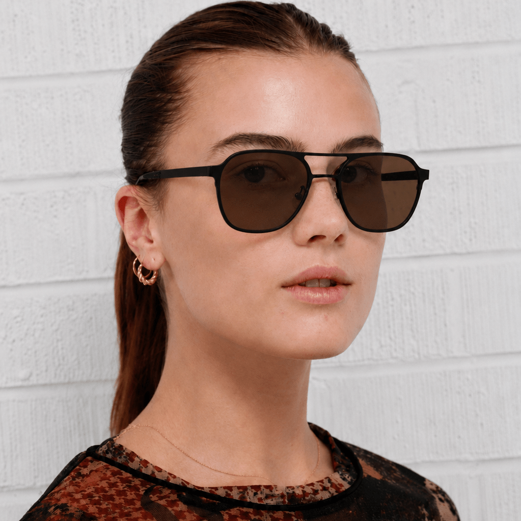 Walter / Black Titanium & Polarised Brown Lens - Shade Files