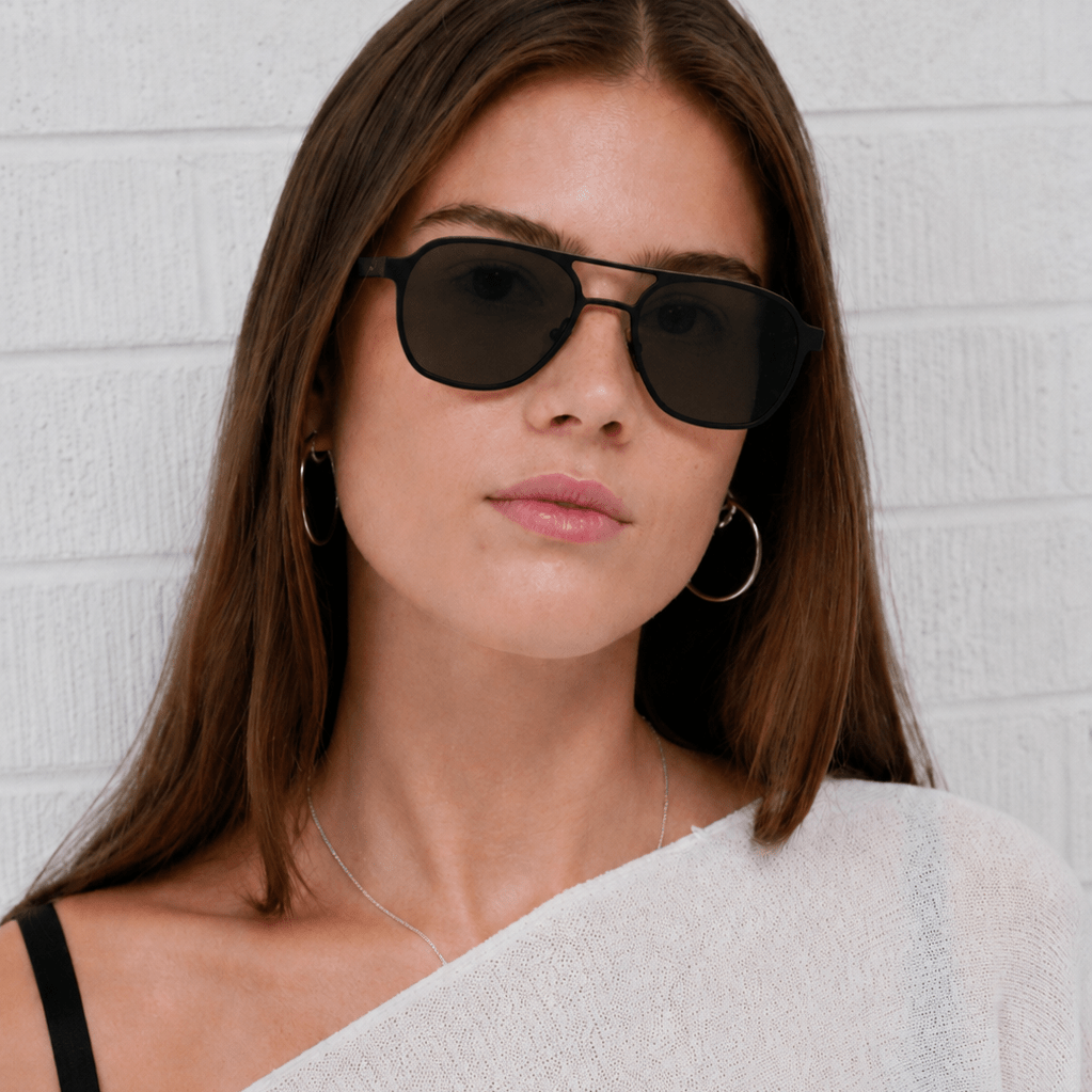 Walter / Black Titanium & Polarised Green Lens - Shade Files