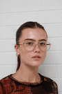 Walter Optical / Brushed Gold Titanium & Clear Lens - Shade Files