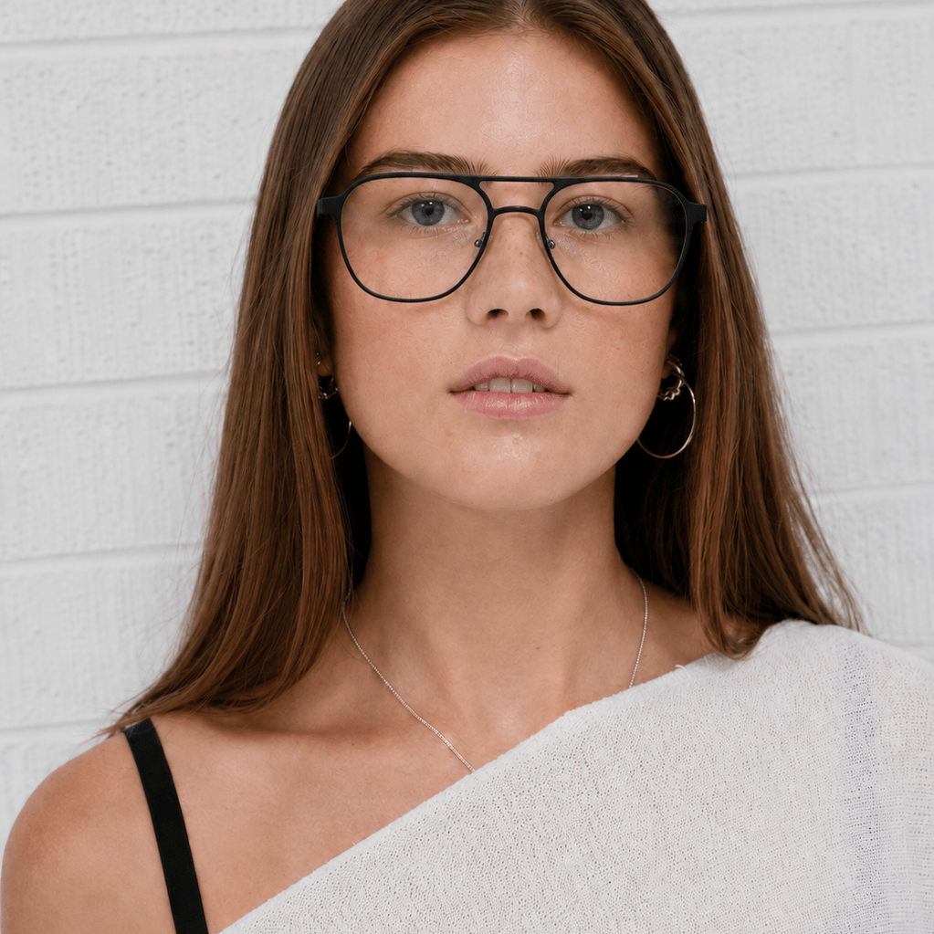 Walter Optical / Matte Black Titanium & Clear Lens - Shade Files