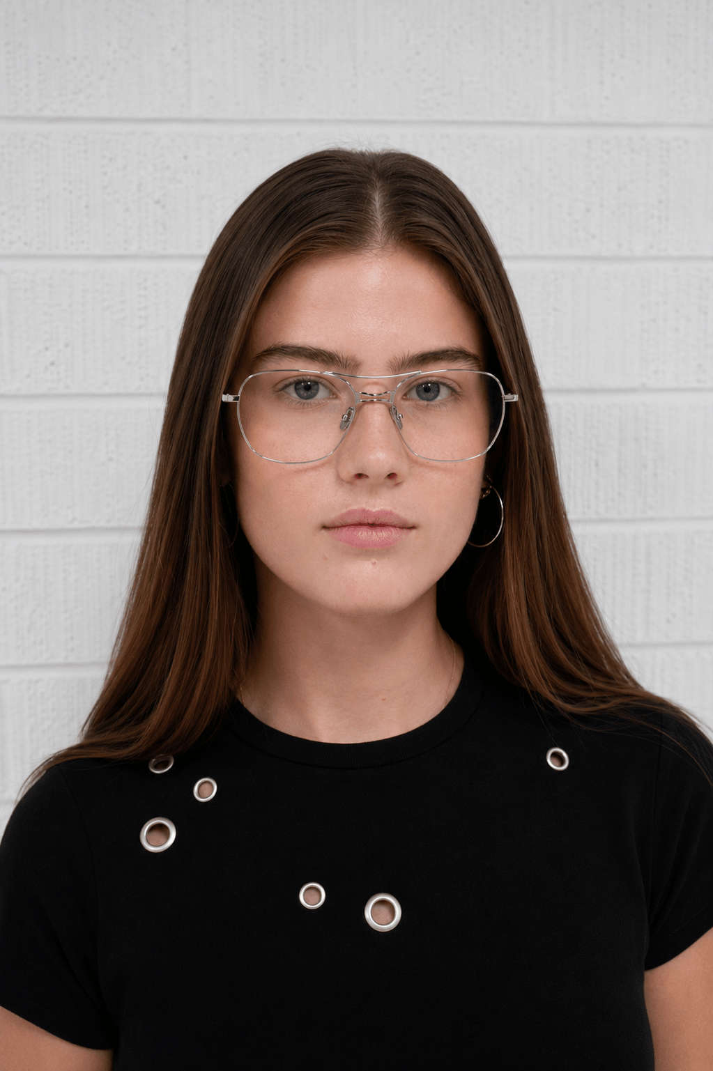 Warwick Optical / Silver Metal & Clear Lens - Shade Files