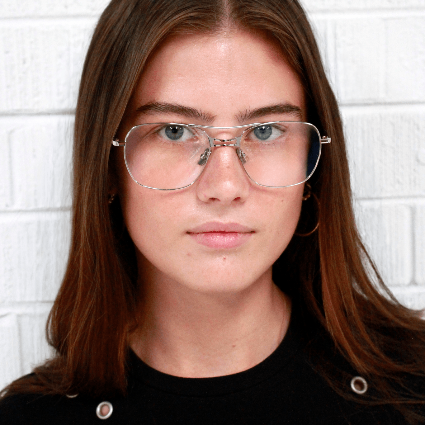 Warwick Optical / Silver Metal & Prescription Lens - Shade Files