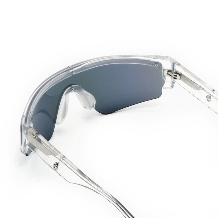 X Charli Cohen / Halo / Clear Acetate & Purple - Green Mirror Lens - Shade Files