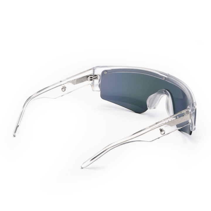 X Charli Cohen / Halo / Clear Acetate & Purple - Green Mirror Lens - Shade Files