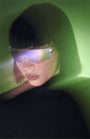 X Charli Cohen / Halo / Clear Acetate & Purple - Green Mirror Lens - Shade Files