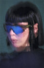 X Charli Cohen / Halo / Green Tortoise Acetate & Blue - Green Mirror Lens - Shade Files