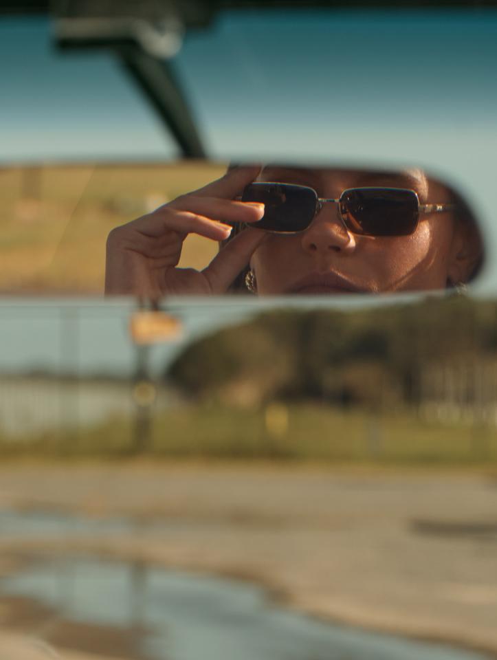 X Jordan Simek / Mile High / Gold Metal & Brown Lens - Shade Files