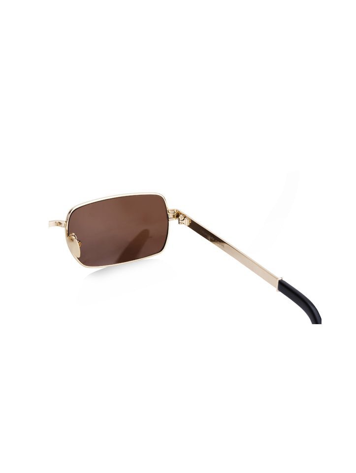 X Jordan Simek / Mile High / Gold Metal & Brown Lens - Shade Files