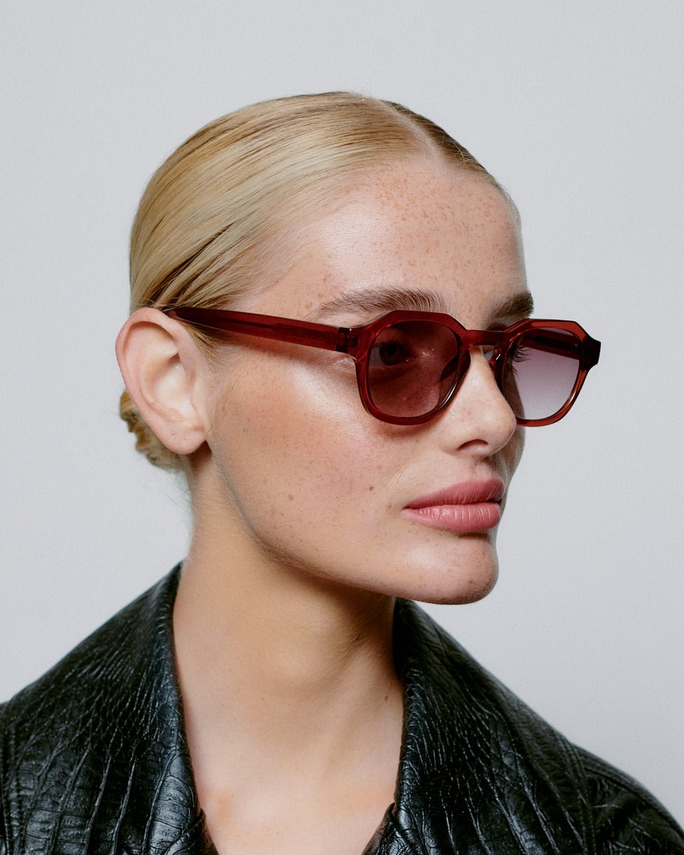 Zan / Brown Transparent & Grey Gradient Lens - Shade Files