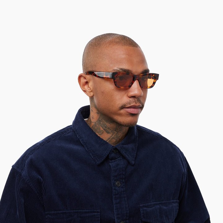 Zed / Red Havana Acetate & Orange Lens - Shade Files